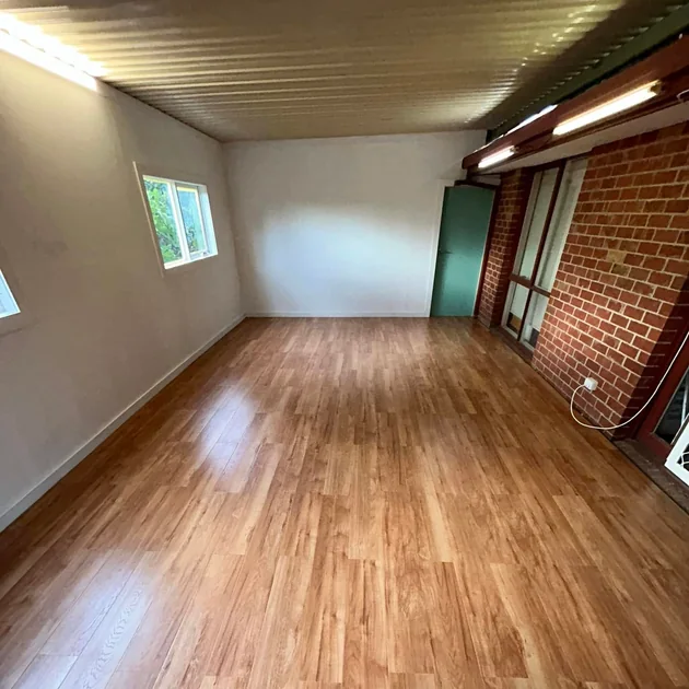 New room added to a home, finished with timber flooring